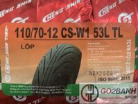 Vỏ Chengshin 110/70-12, 120/70-12, 130/70-12 vỏ xe Vespa Sprint/GTS, Msx125, Grande, Piaggio Fly không ruột