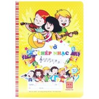 Vở Chép Nhạc Kẻ Ngang 32 Trang 80gsm School – Hồng Hà 0503 – Màu Vàng