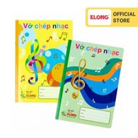 Vở chép nhạc KLONG B5- 36 trang 7092 MS 007