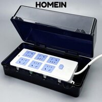 Vỏ chì mở rộng HOMEIN, Hộp cắm chống nước chống trộm, Ổ cắm bảo vệ bền bỉ Hộp lưu trữ dải điện bằng nhựa chịu thời tiết ngoài trời