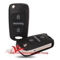 Vỏ chìa khóa Kia Morning có video kèm theo hướng dẫn cách tháo lắp mạch điều khiển vào vỏ mới