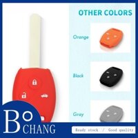 Vỏ chìa khóa silicon nóng Vỏ chìa khóa xe thông minh cho Honda 3 nút Accord CRV Civic FIT Pilot