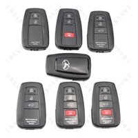 Vỏ Chìa Khóa Smartkey Xe Hơi Toyota Prius Camry Corolla CHR C-HR RAV4 Land Cruiser Prado