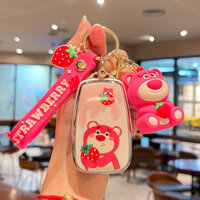 Vỏ chìa khóa tương thích cho Toyota Crown Land Cruiser, họa tiết hoạt hình, vỏ bảo vệ TPU cho gấu cỏ, Ralink, Corolla