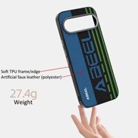 Vỏ Cho Google Pixel 9 Pro XL / Pixel9 Pro 9A Ốp Lưng Cảm Giác Da Nam Châm Sạc Không Dây Kinh Doanh Họa Tiết Bóng Họa Tiết Camera Vòng Tròn Vỏ Điện Thoại Di Động Bảo Vệ Chống Sốc
