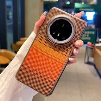 Vỏ Cho Huawei mate 70 pro plus honor magic 7 Ốp Lưng Cảm Giác Da Cứng Sợi carbon Hạt Mạ Bảo Vệ Mặt Sau Ốp Lưng Cho magic7 Vỏ Điện Thoại