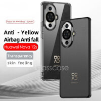 Vỏ Cho Huawei Nova 12 s Nova12s 5G 2024 Vỏ Điện Thoại Mờ Trong Suốt Chống Trầy Xước Giáp Bảo Vệ Chống Sốc Nhựa Cứng Chống Vân Tay Ốp Lưng