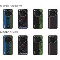 Vỏ Cho Oppo find x8 pro Ốp Lưng Cảm Giác Da Nam Châm Sạc Không Dây Kinh Doanh Họa Tiết Bóng Họa Tiết Camera Vòng Tròn Vỏ Điện Thoại Di Động Chống Sốc Bảo Vệ