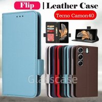 Vỏ Cho Tecno Camon 40 pro prime 40pro 40premier Camon40pro Camon40premier Vỏ Điện Thoại Khe Cắm Thẻ Ví Giá Đỡ Vỏ Bảo Vệ Chống Sốc