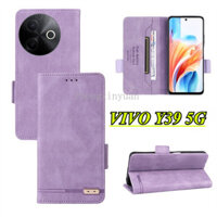 Vỏ Cho VIVO Y39 5G 2025 Vỏ Điện Thoại Bao Da Lật Thẻ Cho VIVOY39 Y 39 Khe Cắm Ví Giá Đỡ Vỏ Bảo Vệ