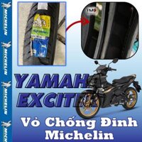 Vỏ Chống Đinh Michelin Pilot Street 2 Xe Exciter 150/155 đời mớic, Không cần vá lại, Bảo hành trọn đời