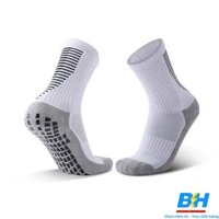 Vớ Chống Trượt Đá Bóng Cổ Ngắn Màu Trắng VCTDB