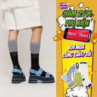 Vớ cổ cao 2 tầng NI SOCKS màu đen 1114SOC0002 - TMB of Vascara