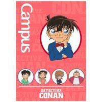 Vở Conan Detective Kids - B5 Kẻ Ngang Có Chấm 80 Trang ĐL 70gm2 - Campus NB-BCDK80 Mẫu Màu Giao Ngẫu Nhiên