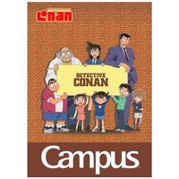 Vở Conan Group- A4 Kẻ Ngang Có Chấm 200 Trang ĐL 70gm2 - Campus NB-A4CN200 Mẫu Màu Giao Ngẫu Nhiên