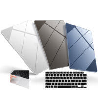 Vỏ cứng chống va chạm siêu mỏng Outshine Bare Beauty Tương thích cho MacBook 2025 M4 A3240 A3241 2024 M3 Air 13 15 ốp lưng A3113 A3114 A2941 A2681 13,6 inch Pro14 16 M2 M1 A2337 A2338 Retina