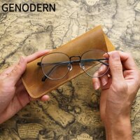 Vỏ Da Bò Đựng Mắt Kính Đọc Sách Thiết Kế Đơn Giản Nhỏ Gọn Cho Người Cận Thị
