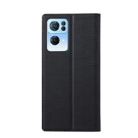 Vỏ da PU sang trọng Vili Oppo Reno 7 Pro 5G Vỏ lật từ tính Oppo Reno7 5G Hộp đựng thẻ đơn giản thời trang