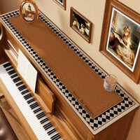 Vỏ Đàn Piano Mỹ Vỏ Chống Bụi Vải Piano Top Nửa Bao Cao Cấp Cát Bùn Chống Trơn Trượt Bàn Thảm Điện Tử Đàn Piano Bao Khăn