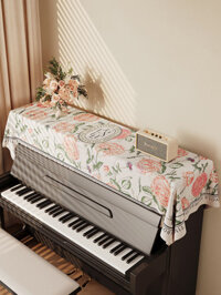 Vỏ đàn Piano tại chỗ, Vỏ đàn Piano điện tử, Vải che, Vải che bụi đàn Piano điện đơn giản kiểu Mỹ, Áo đàn Piano