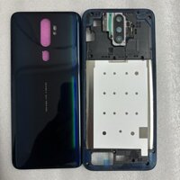Vỏ đầy đủ cho Oppo A11 / A9 (2020) CPH1937 CPH1939 CPH1941 Vỏ khung giữa + Nắp lưng pin Phụ tùng sửa chữa nắp cửa sau