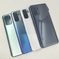 Vỏ đầy đủ cho Xiaomi Redmi Note 10s / Note10 4G, nắp lưng + khung giữa + nút âm lượng + kính camera + khay sim