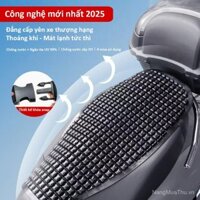 Vỏ đệm mới chống nắng chống nước mùa hè, vỏ ghế xe điện, xe máy, xe tay ga, đệm làm mát ba trong một
