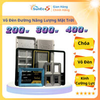 Vỏ Đèn Đường  Năng Lượng Mặt Trời, Đèn Năng Lượng  SUNECO  200W 300W 400W Vỏ Nhôm Nguyên Khối Chóa Kính Cường Lực
