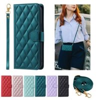 Vỏ đeo chéo Samsung Galaxy Note 8 9 10 Plus 20 Ultra Case Flip Cover Bảo vệ điện thoại có dây đeo cổ tay