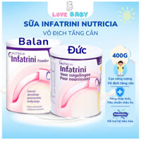 [Vô địch tăng cân] Sữa béo Infatrini Balan_Đức hộp 400g chính hãng đủ bill bay air mã SP0448