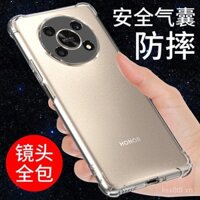 Vỏ điện thoại di động Honor X30 phù hợp với Xikai Vỏ bảo vệ trong suốt X30i túi khí Huawei Honor X20 chống rơi Vỏ bảo vệ 5g silicon mềm x30max bao viền toàn bộ x20se nam nữ cá tính sáng tạo đơn giản