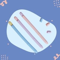 Vỏ đựng bảo vệ bút cảm ứng pencil 1/2/cwt chất liệu silicon màu pastel Hàn Quốc