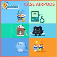Vỏ đựng tai nghe airpods 1/2/Pro đủ mọi hình dáng, dễ thương