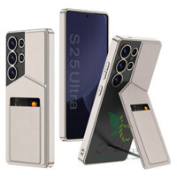 Vỏ đựng thẻ cánh quạt từ tính Vỏ bọc Samsung Galazy S25 S24 S23 Ultra S25 Plus Giá đỡ tín dụng
