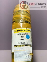 Vỏ Dunlop 70/90-17, 80/90-17, 100/70-17 vỏ xe Exciter 135, Raider, Sirius, Future 125 không ruột