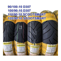 Vỏ Dunlop xe Spacy, Attila, Freeway mâm 10 inch mã gai D307 - SCOOT SMART