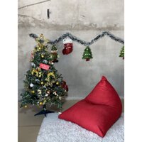 Vỏ Ghế Lười Hạt Xốp Kim Tự Tháp Kích Thước 80x100 cm Chất Da Lộn - The Beanbag House