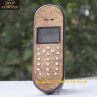 VỎ GỖ ĐIỆN THOẠI 1280 goldvish mặt Nu