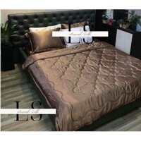 Vỏ Gối , Áo Gối Phi Lụa Cao Cấp Lavish Silk - Nâu,50cm x 70cm