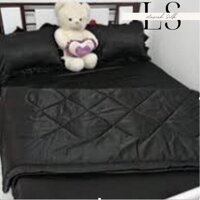 Vỏ Gối , Áo Gối Phi Lụa Cao Cấp Lavish Silk - Đen,50cm x 70cm