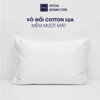 Vỏ gối Changmi Bedding Cotton Lụa màu trắng 50 x 70 cm 1 chiếc