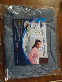 VỎ GỐI CHỐNG TRÀO NGƯỢC DẠ DÀY NGƯỜI LỚN YOROKOBI BO TRÒN  - CAO 16CM - COTTON XANH