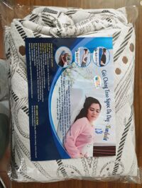 VỎ GỐI CHỐNG TRÀO NGƯỢC DẠ DÀY NGƯỜI LỚN YOROKOBI BO TRÒN  - GHI HỌA TIẾT - CAO 16CM