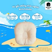Vỏ gối chống trào ngược Rototo Bebe  cho bé 0 - 12 tháng tuổi- Hàng chính hãng