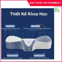 Vỏ Gối công thái học EMA - Chống đau mỏi vai gáy, ngủ ngáy, dễ vào giấc - Thiết kế riêng cho nằm ngửa và nằm nghiêng