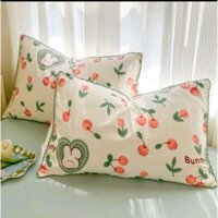 Vỏ gối đầu chất cotton đũi hàng nhập hót hit nhiều hoa văn đẹp kích thước 48×74