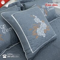 Vỏ gối đầu cotton satin, vỏ gối tựa cotton satin, ga gối cưới( kích thước nhắn cho shop)