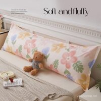 Vỏ gối đôi dài bằng cotton thoải mái và thoáng khí Vaahome với lõi hoạt hình, kích thước tùy chọn: 48x74cm, 48x120cm, 48x150cm, 48x180cm