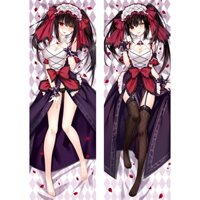 Vỏ Gối In Hình Nhân Vật Anime Tokisaki Kurumi DATE A LIVE Kích Thước 60x180cm