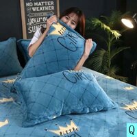 Vỏ Gối Lông Cừu San Hô Mềm Mại Thân Thiện Với Da Cho Người Lớn Và Trẻ Em